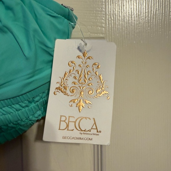 Bikini Top by Becca swim- size small- sea green- new with tags - Picture 3 of 6
